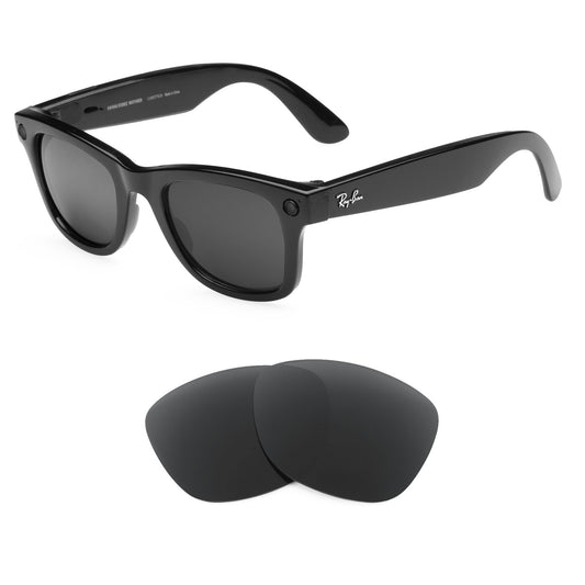 Ray-Ban Stories Wayfarer RW4004 53mm sunglasses with replacement lenses