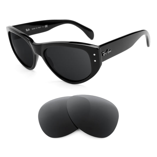 Ray-Ban Vagabond RB4152 53mm sunglasses with replacement lenses