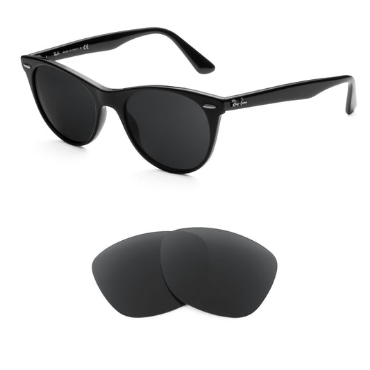 Revant replacement lenses compatible with Ray Ban Wayfarer Ii Rb2185 55mm