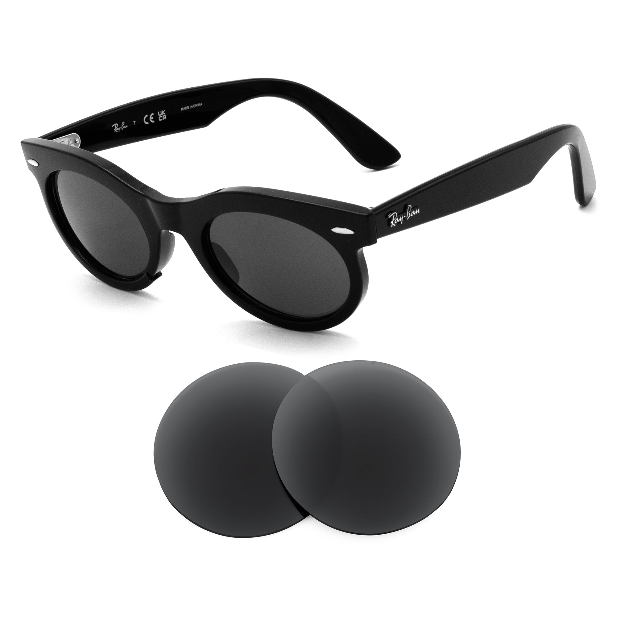 Ray-Ban Wayfarer Oval 50mm Replacement Lenses by Revant Optics