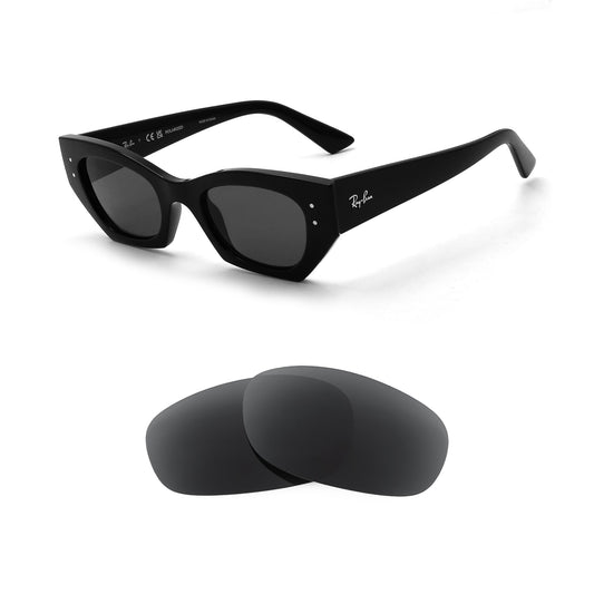 Ray-Ban Zena RB4430 49mm sunglasses with replacement lenses