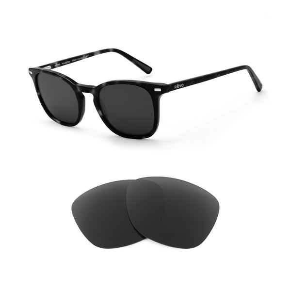 dhb - Vector Revo Lens サングラス ブラック/ブラック Revo Watson Replacement Lenses by Revant Optics