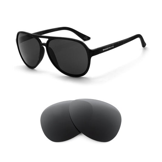 Revant replacement lenses compatible with Shady Rays Aviator Crossover