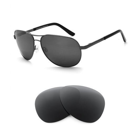 Revant replacement lenses compatible with Suncloud Aviator