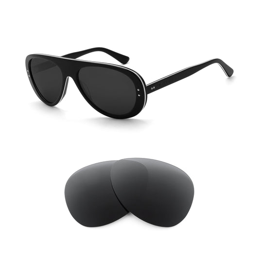Vallon Ski Aviators sunglasses with replacement lenses