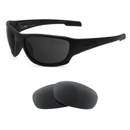 Revant replacement lenses compatible with Wiley X Climb