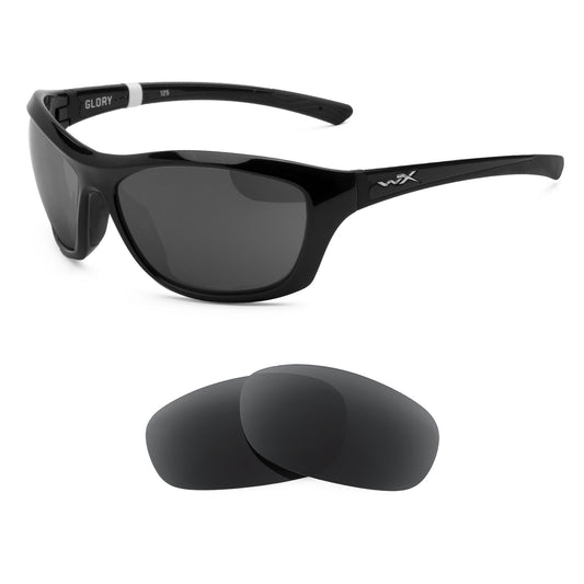 Revant replacement lenses compatible with Wiley X Glory