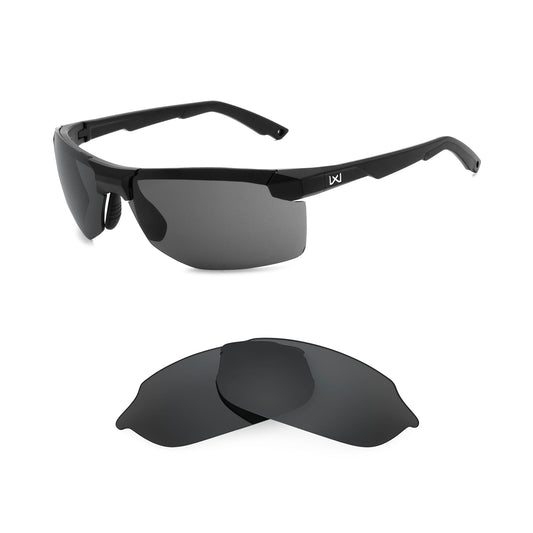 Wiley X Prime XL sunglasses with replacement lenses