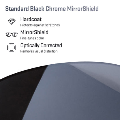standard black chrome replacement lenses detail