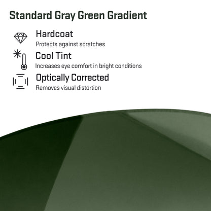 revant optics lens color detail standard gray green gradient