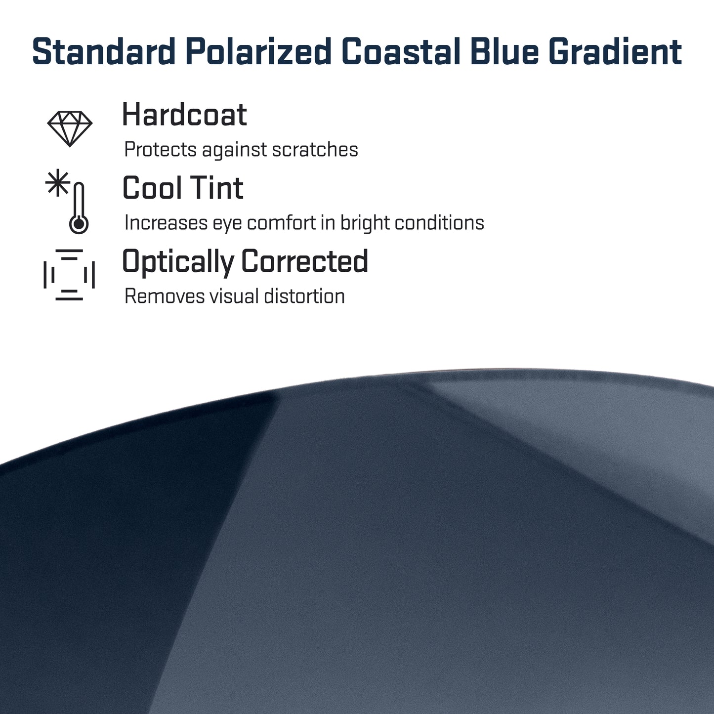 revant optics lens color detail standard polarized coastal blue gradient