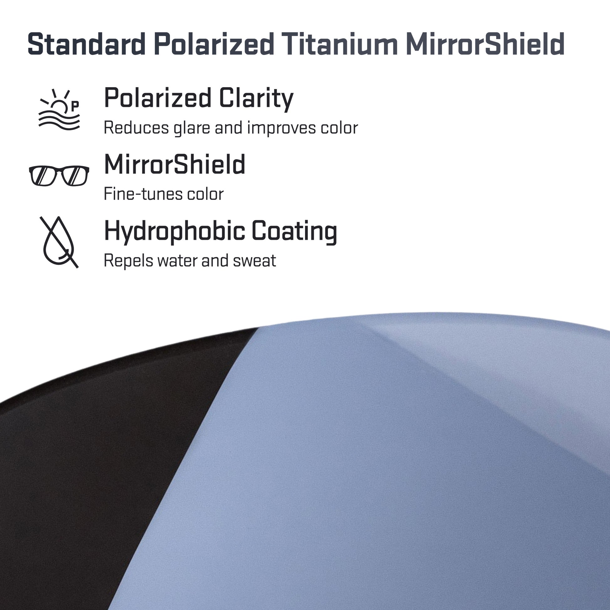 standard polarized titanium replacement lenses detail