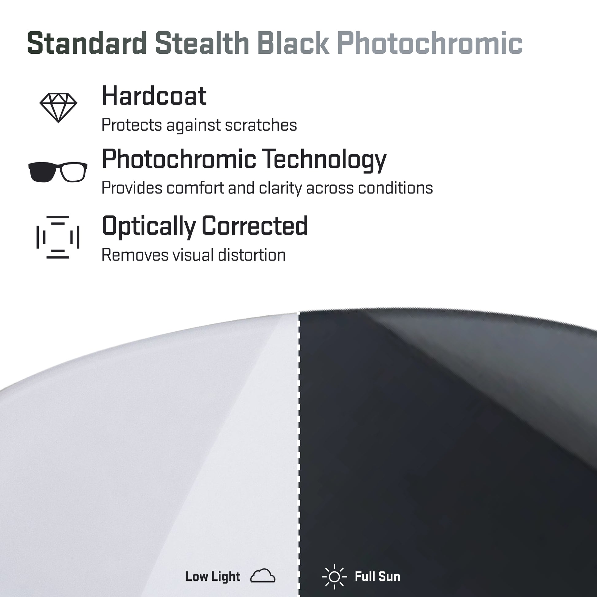 revant optics lens color detail standard stealth black photochromic