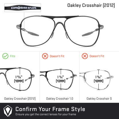 Revant replacement lenses compatible with Oakley Crosshair 2012
