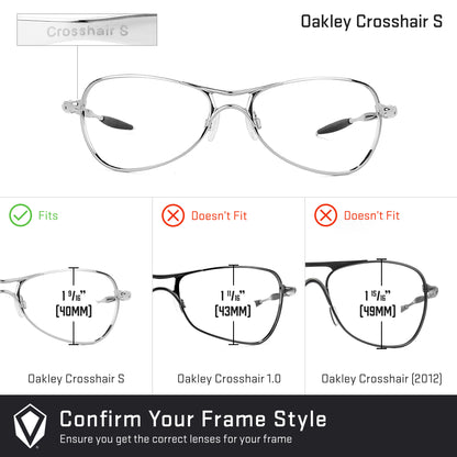 Revant replacement lenses compatible with Oakley Crosshair S