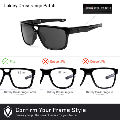 Revant replacement lenses compatible with Oakley Crossrange Patch