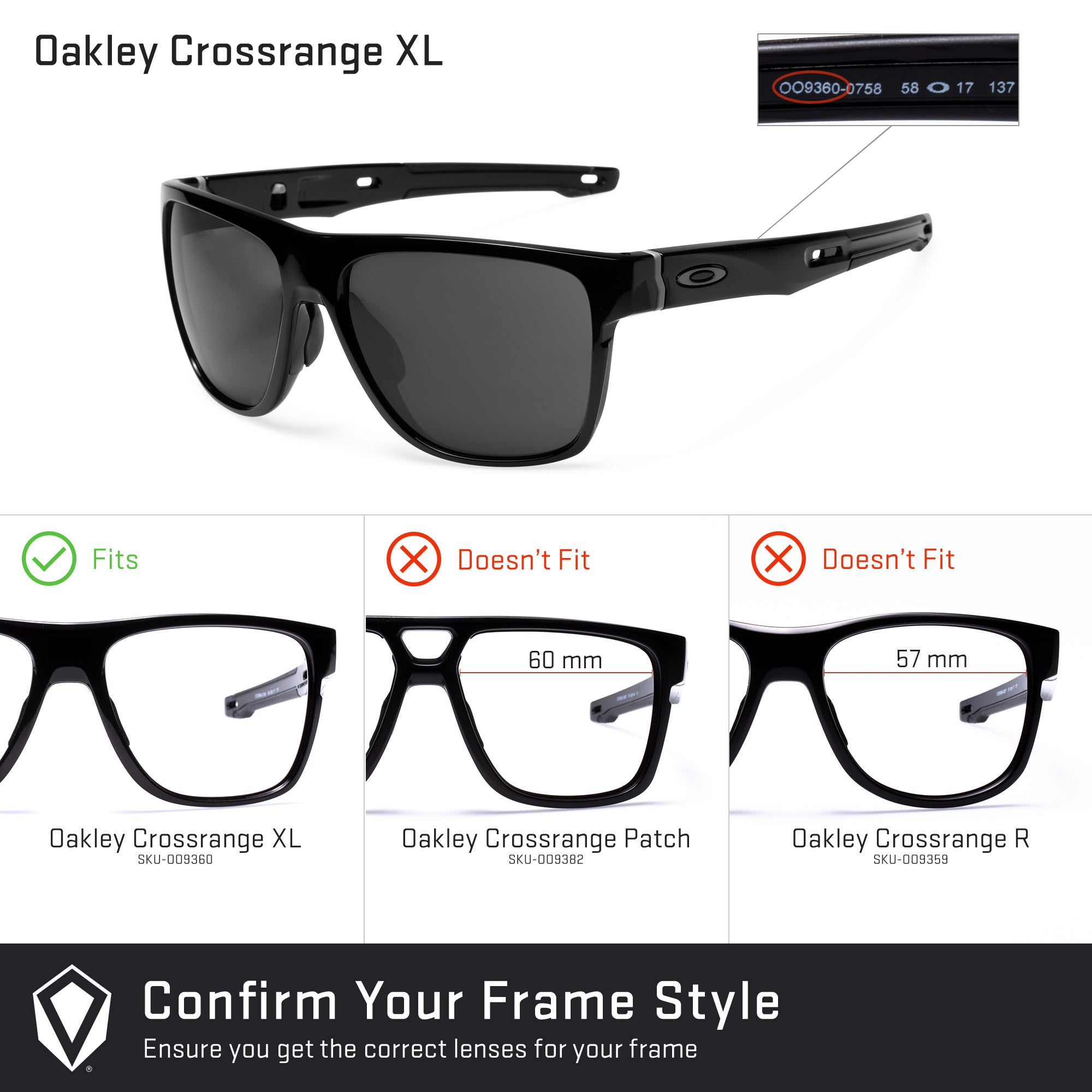 Oakley Crossrange XL Replacement Lenses by Revant Optics