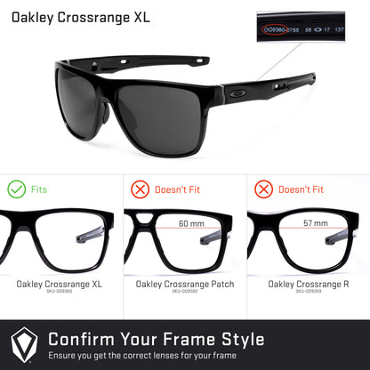 Revant replacement lenses compatible with Oakley Crossrange XL