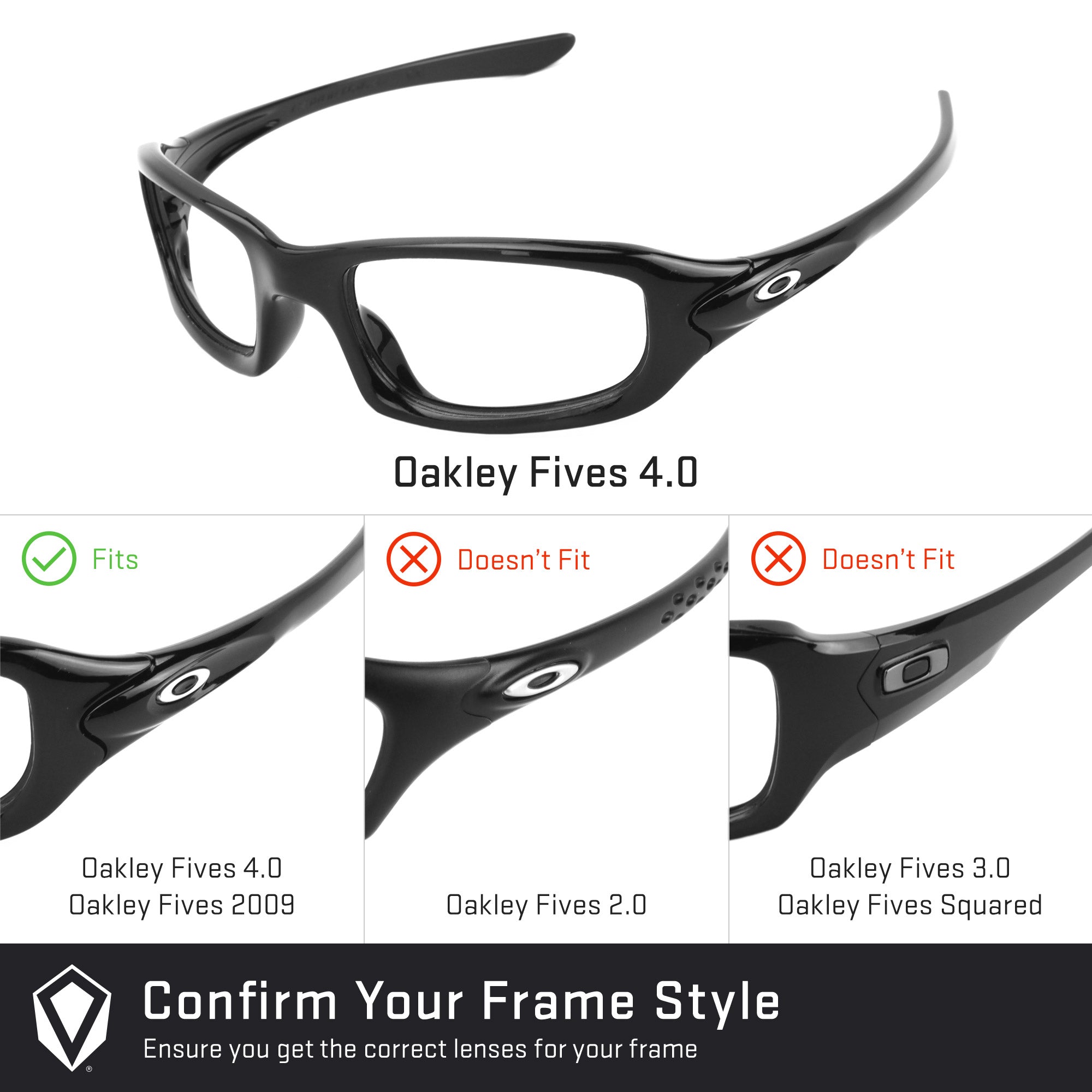 Oakley Fives 4.0 Replacement Lenses by Revant Optics