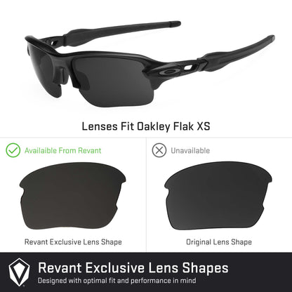 Revant replacement lenses compatible with Oakley Flak XS Exclusive Shape