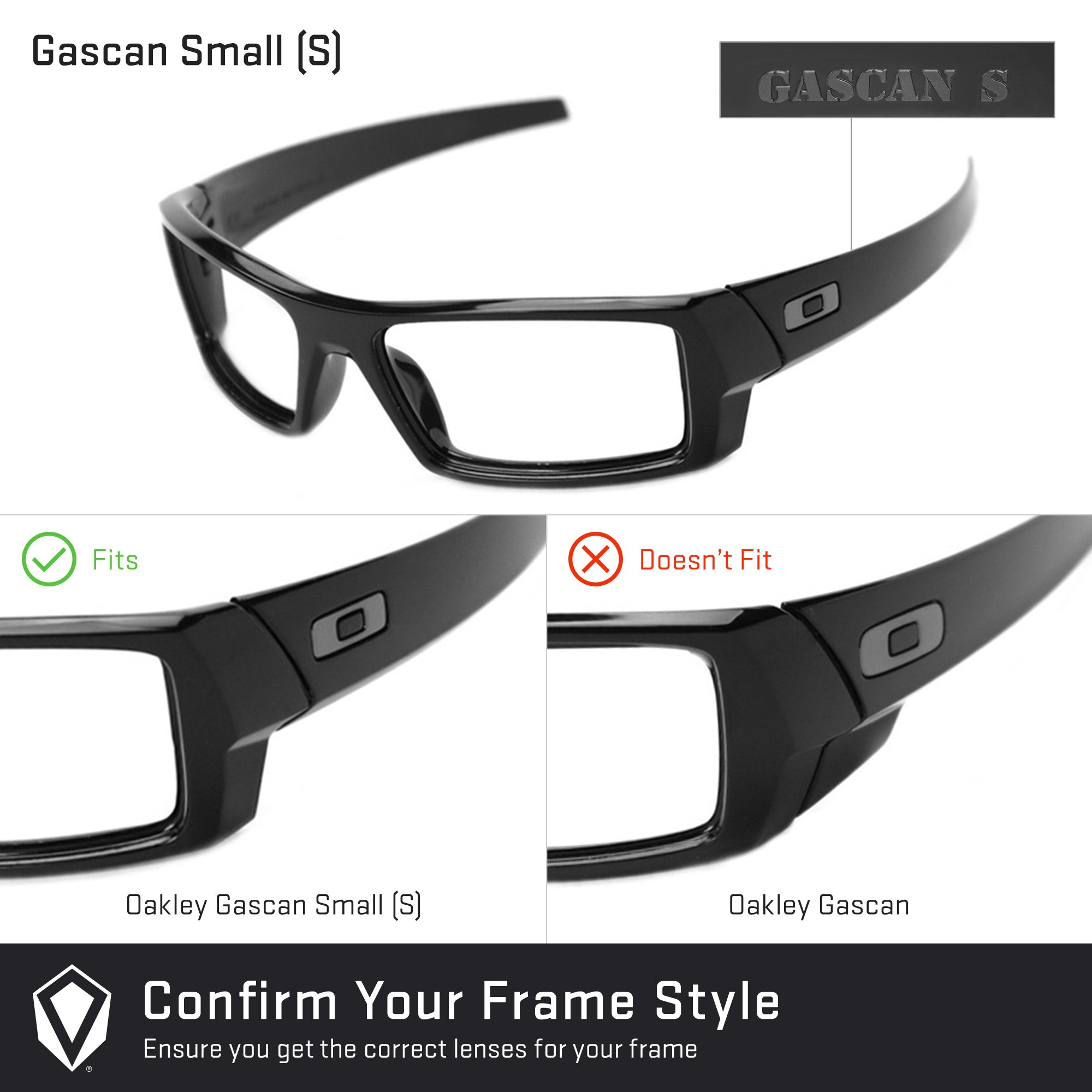 Oakley Gascan Small Replacement Lenses by Revant Optics
