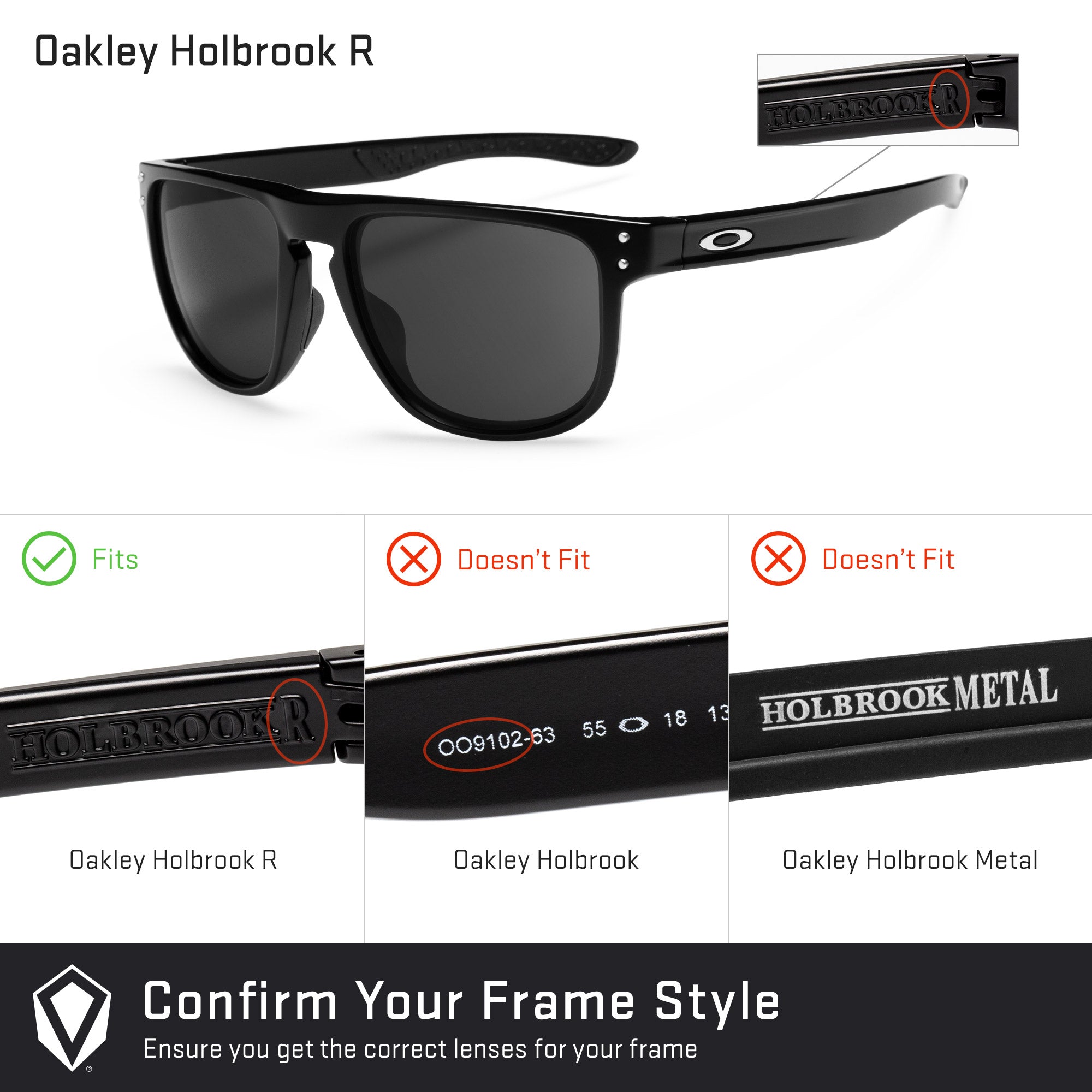 Oakley Holbrook R Replacement Lenses by Revant Optics