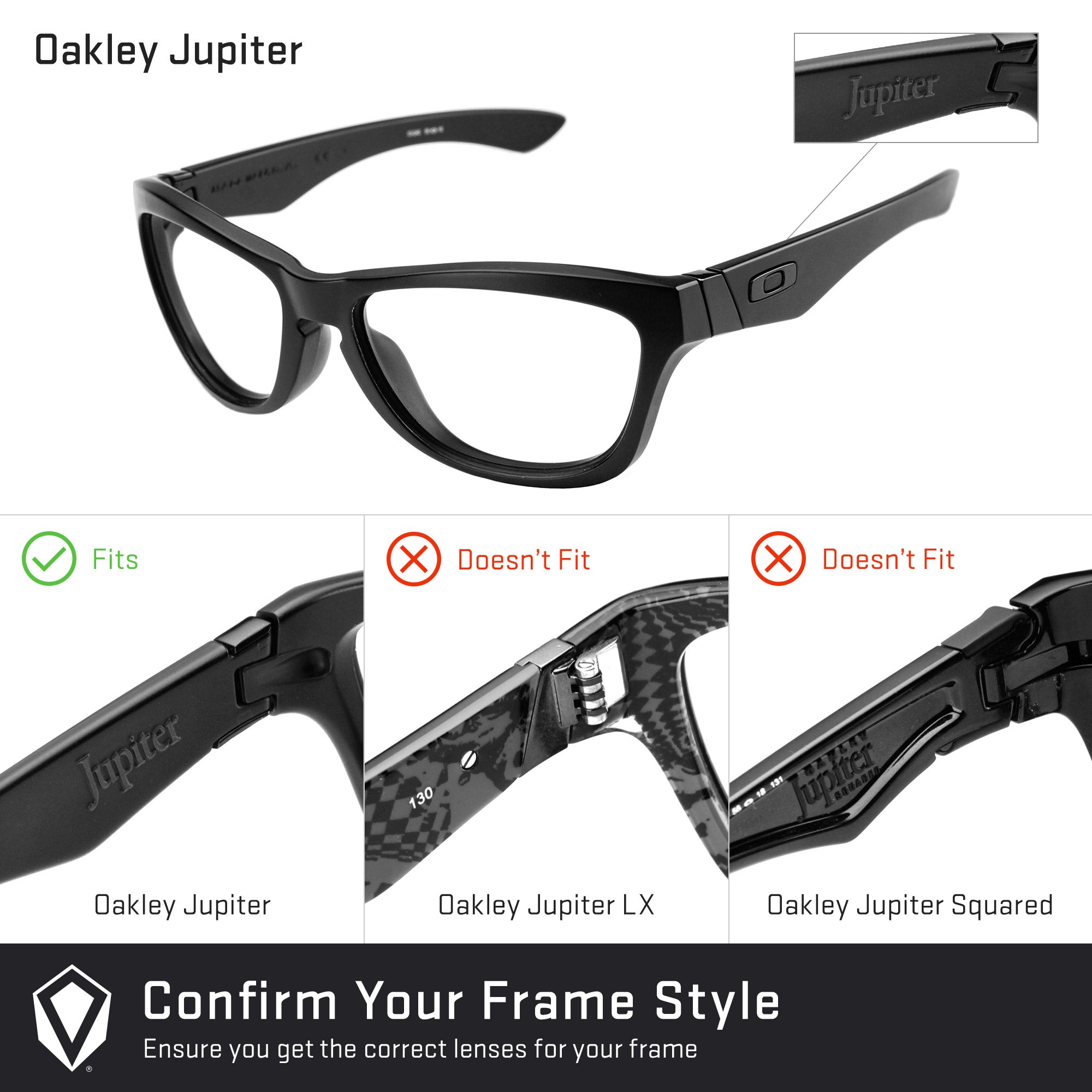 Oakley Jupiter Replacement Lenses by Revant Optics