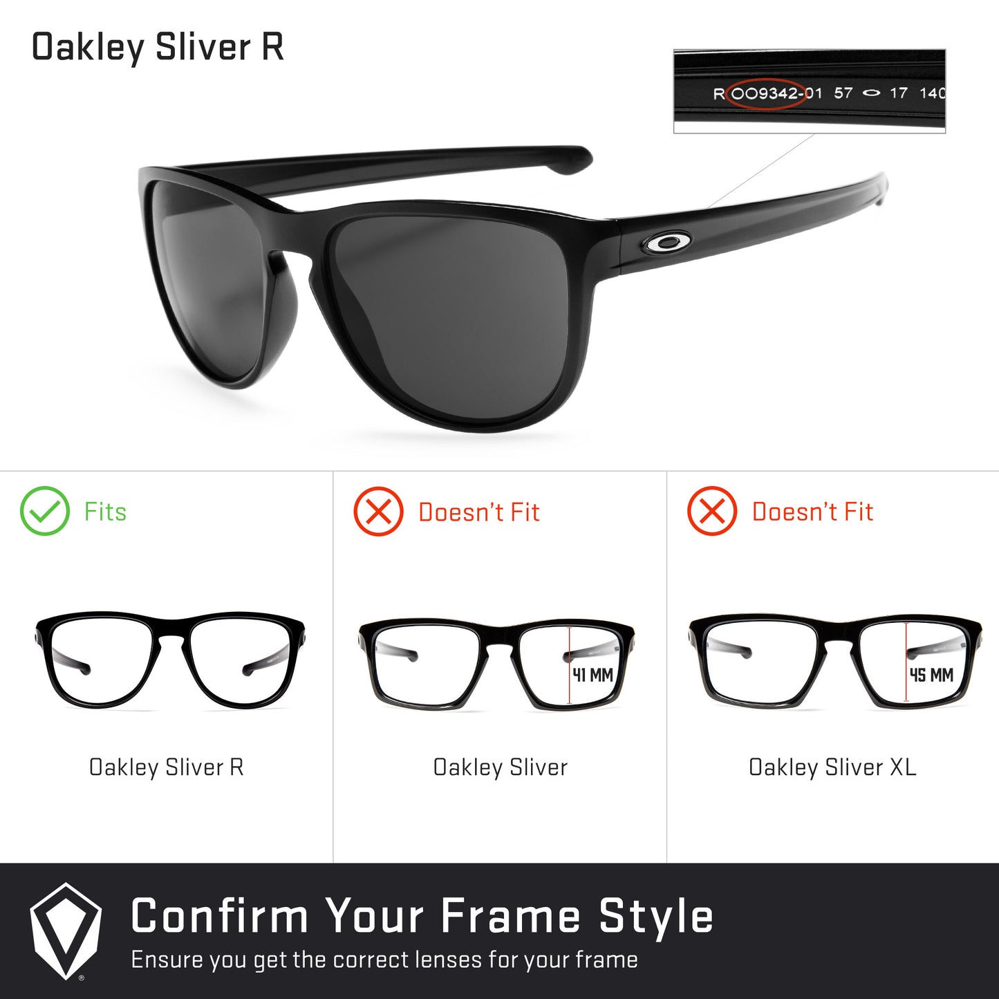 Revant replacement lenses compatible with Oakley Sliver R