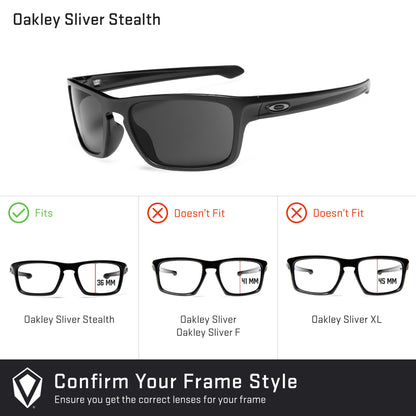 Revant replacement lenses compatible with Oakley Sliver Stealth