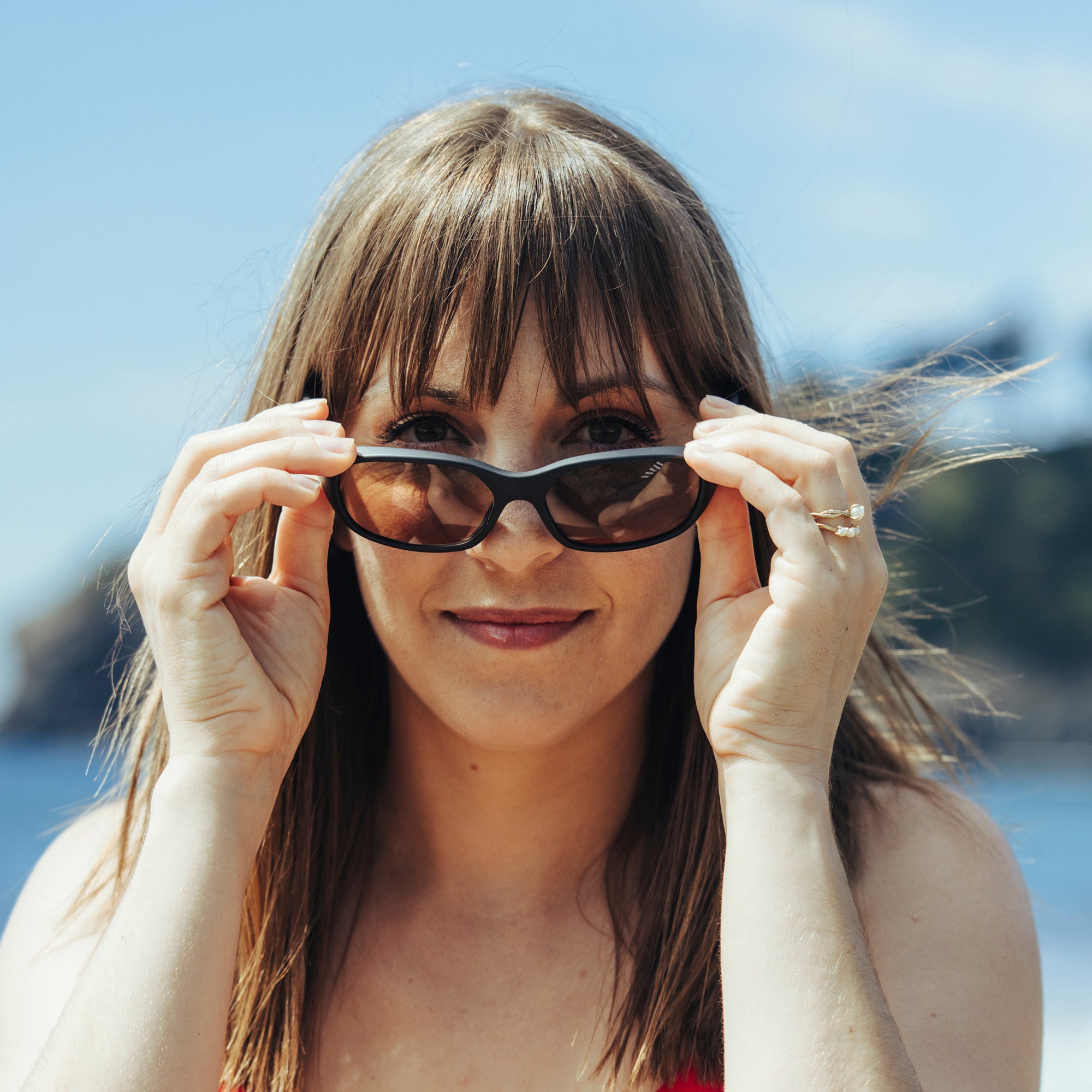 クリーミー　ペイン Maui Jim Cinder Cone MJ789 Replacement Lenses by Revant Optics