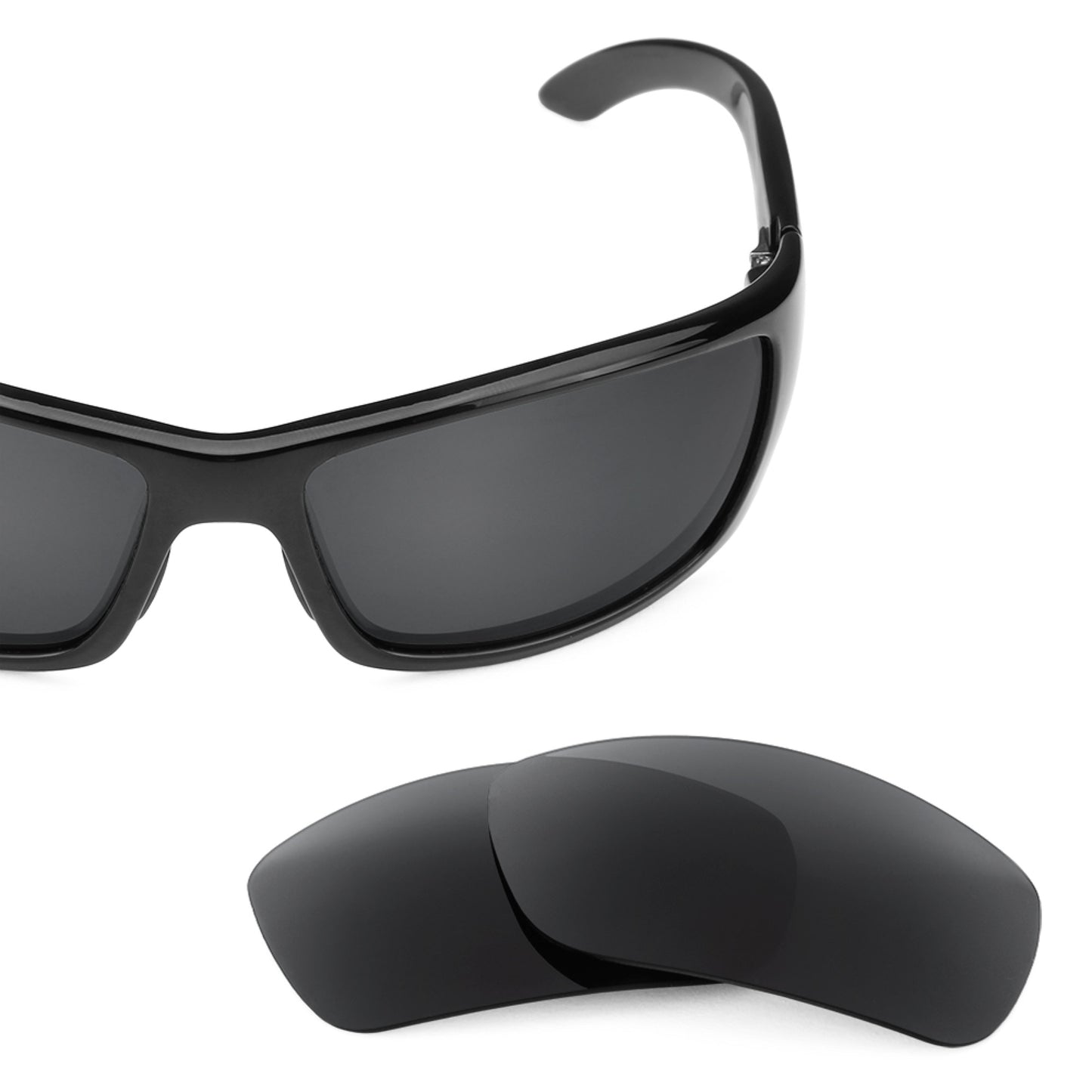 Revant replacement lenses for Maui Jim Canoes Mj208 Stealth Black