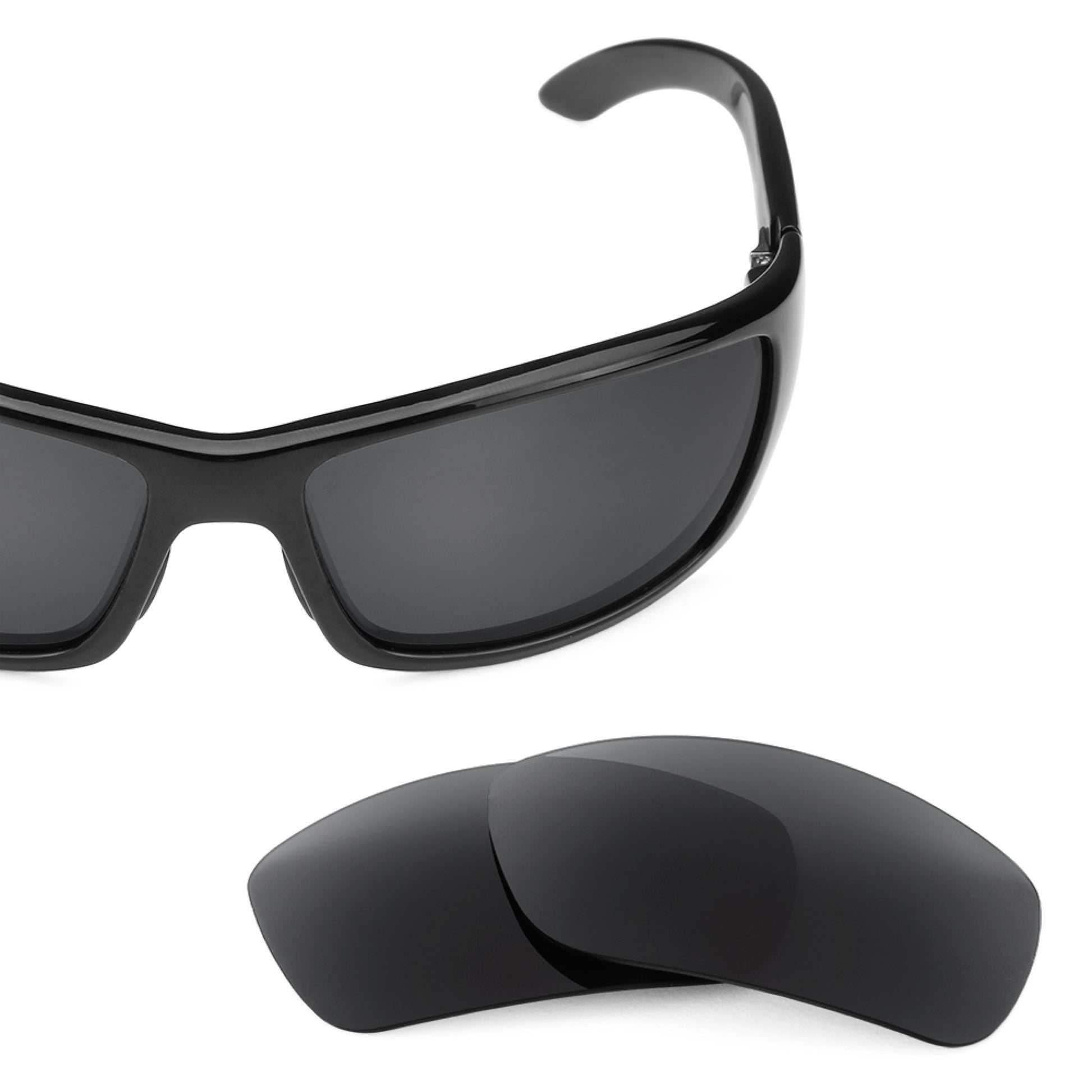 Revant replacement lenses for Maui Jim Canoes Mj208 Stealth Black