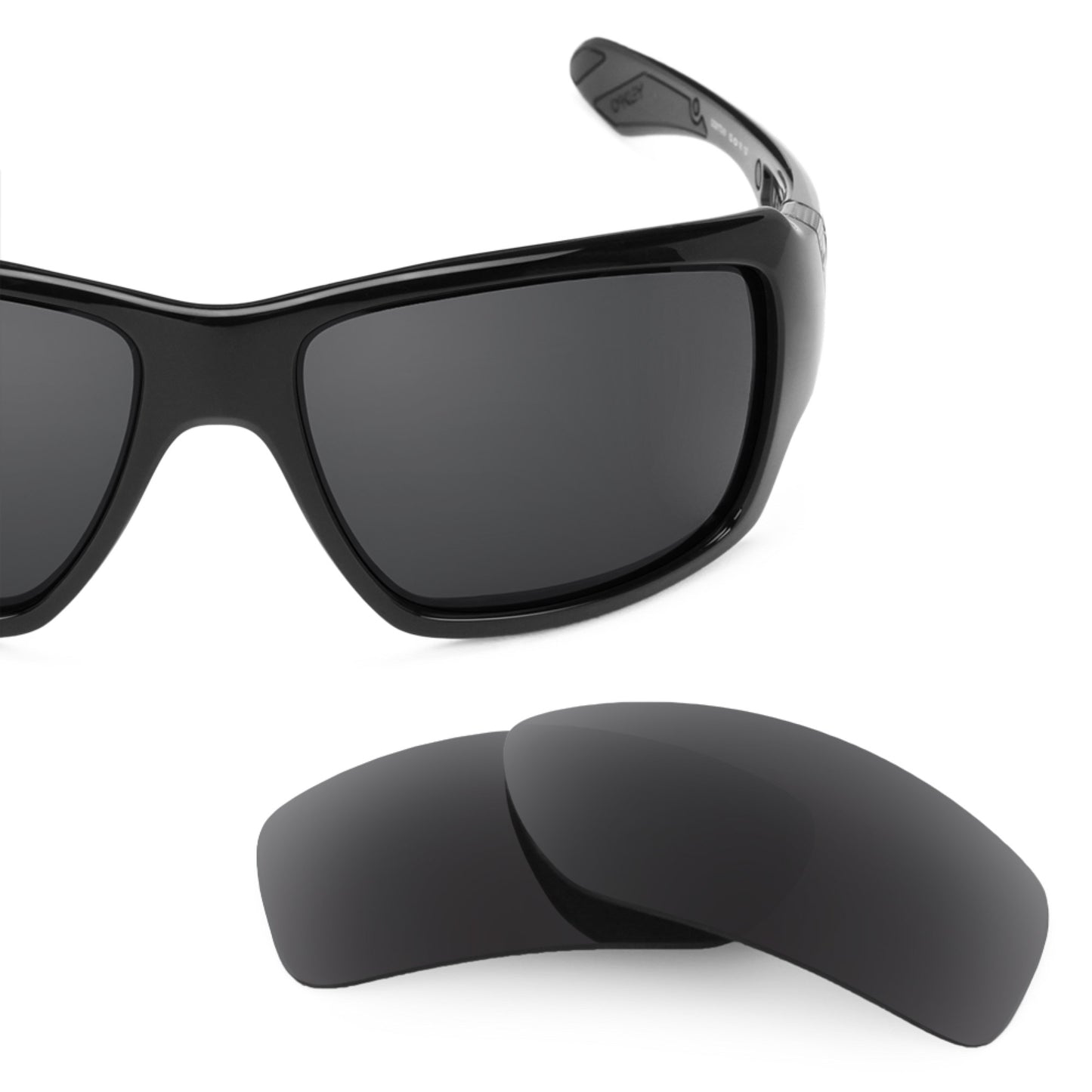 Revant replacement lenses for Oakley Big Taco Stealth Black