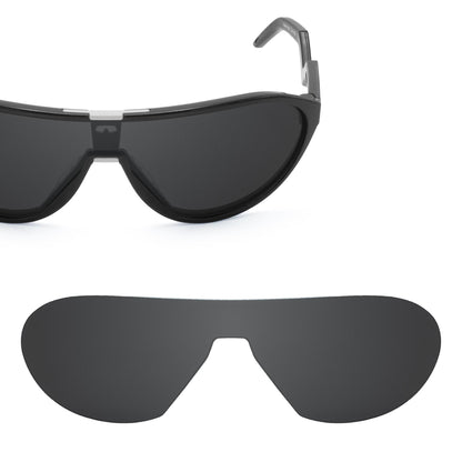 Revant replacement lenses for Oakley Cmdn Low Bridge Fit Stealth Black