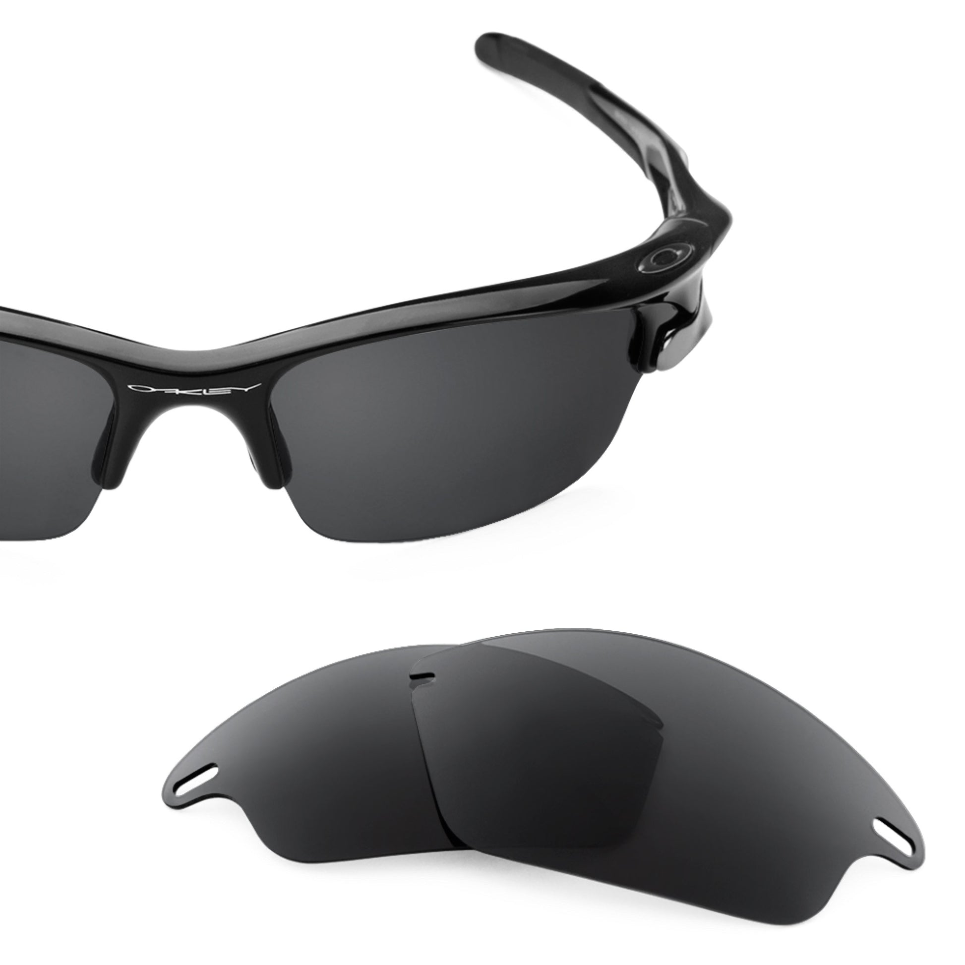 Revant replacement lenses for Oakley Fast Jacket Stealth Black