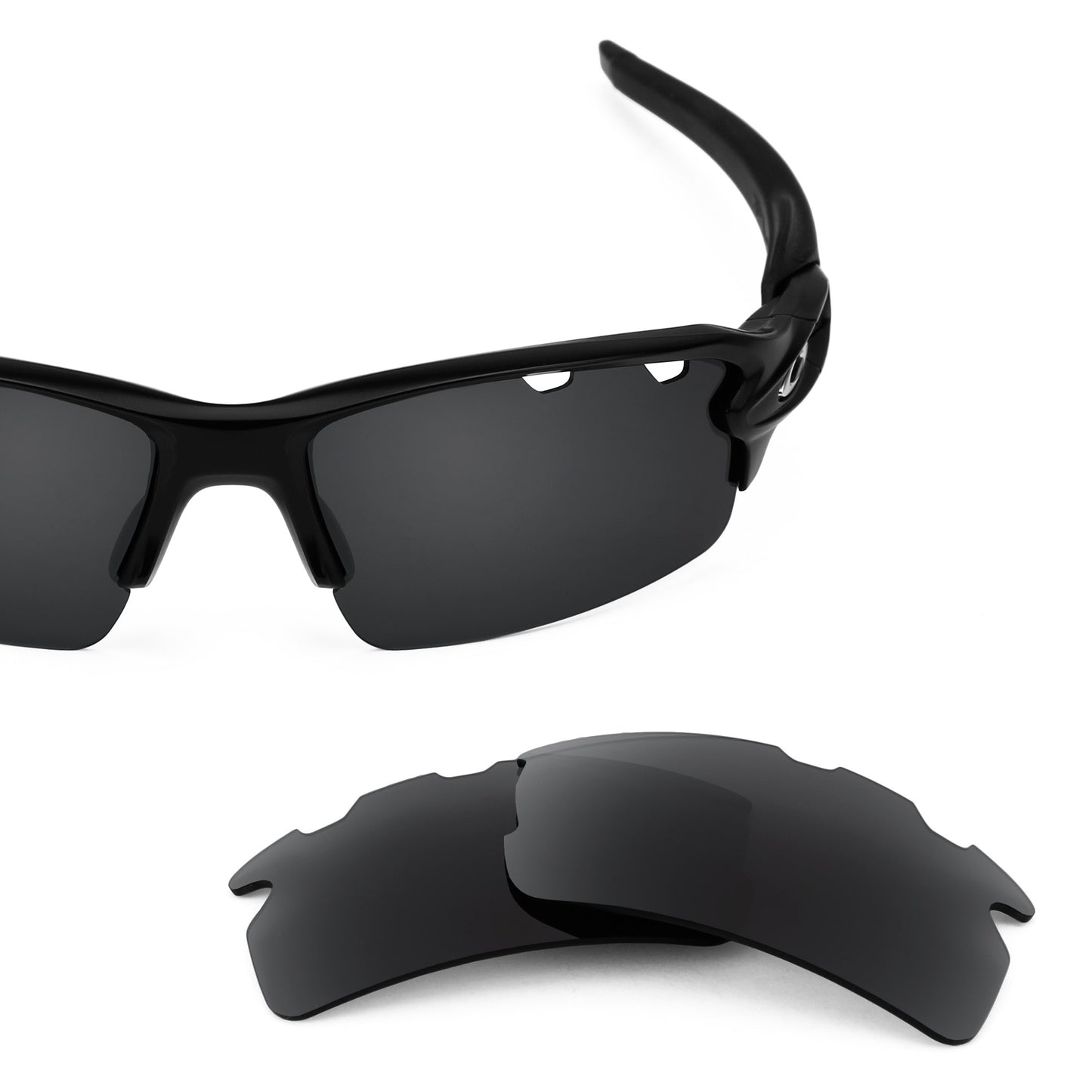 Revant replacement lenses for Oakley Flak 2 Vented Stealth Black
