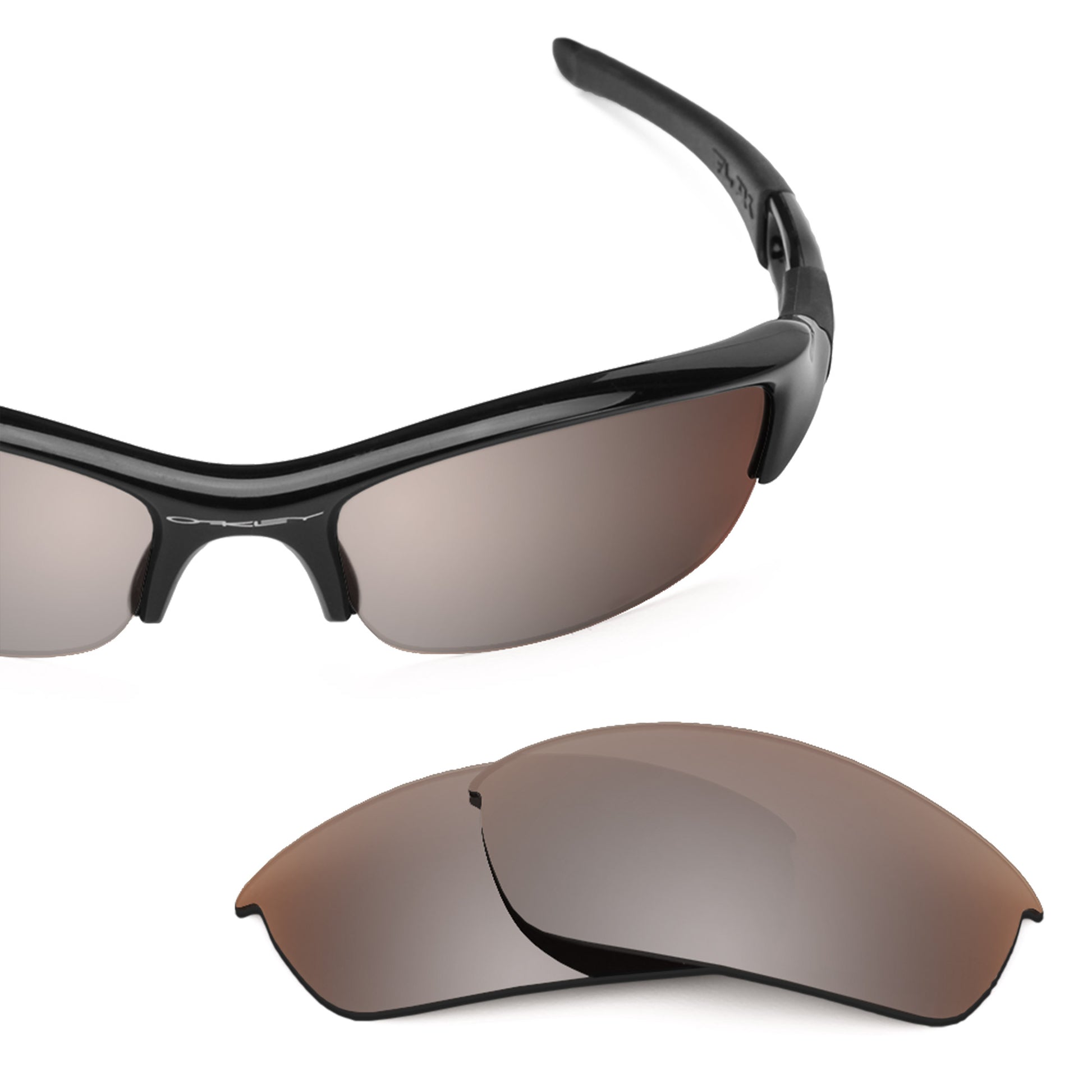 Revant replacement lenses for Oakley Flak Jacket Flash Bronze