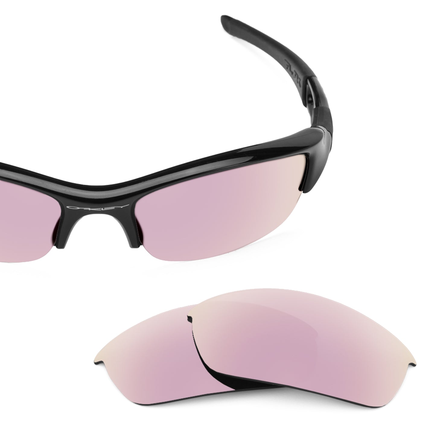 Revant replacement lenses for Oakley Flak Jacket Rose Gold