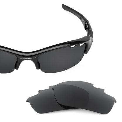 Revant replacement lenses for Oakley Flak Jacket Vented Low Bridge Fit Stealth Black