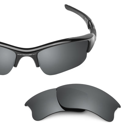 Revant replacement lenses for Oakley Flak Jacket Xlj Black Chrome