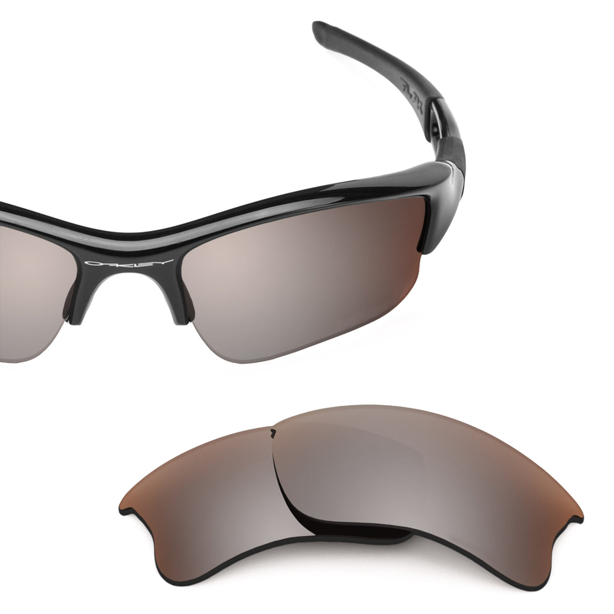 Revant replacement lenses for Oakley Flak Jacket Xlj Flash Bronze