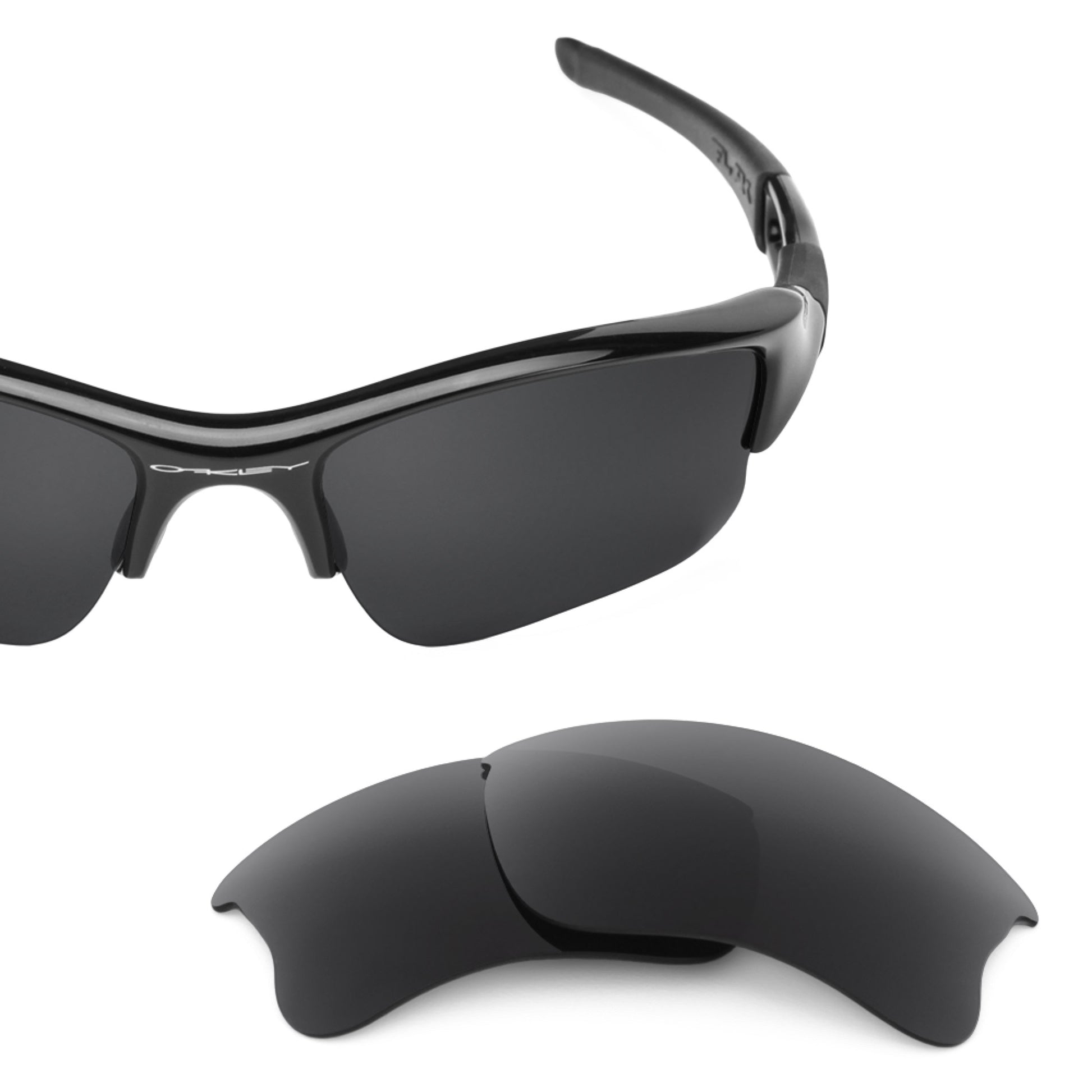 Revant replacement lenses for Oakley Flak Jacket Xlj Stealth Black