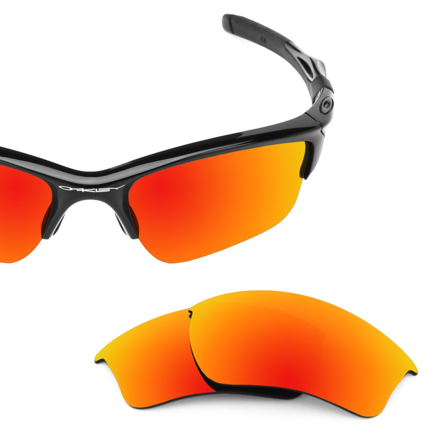 Revant replacement lenses for Oakley Half Jacket 2 XL Fire Red
