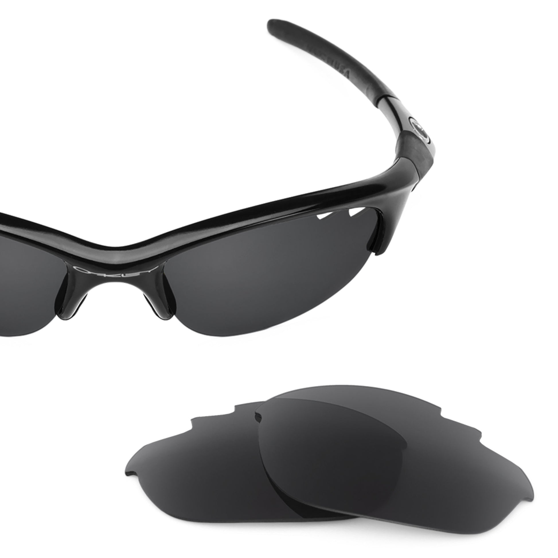 Revant replacement lenses for Oakley Half Jacket Vented Low Bridge Fit Stealth Black