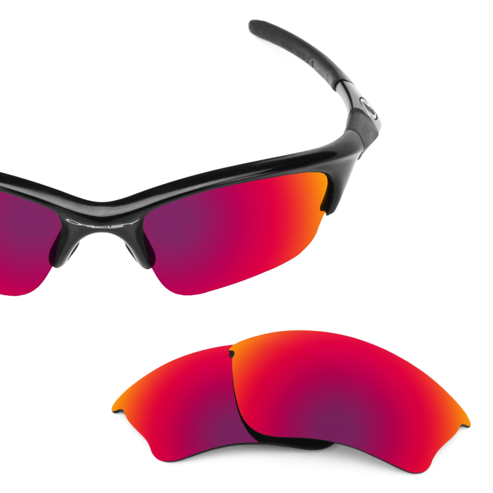 Revant replacement lenses for Oakley Half Jacket Xlj Low Bridge Fit Midnight Sun
