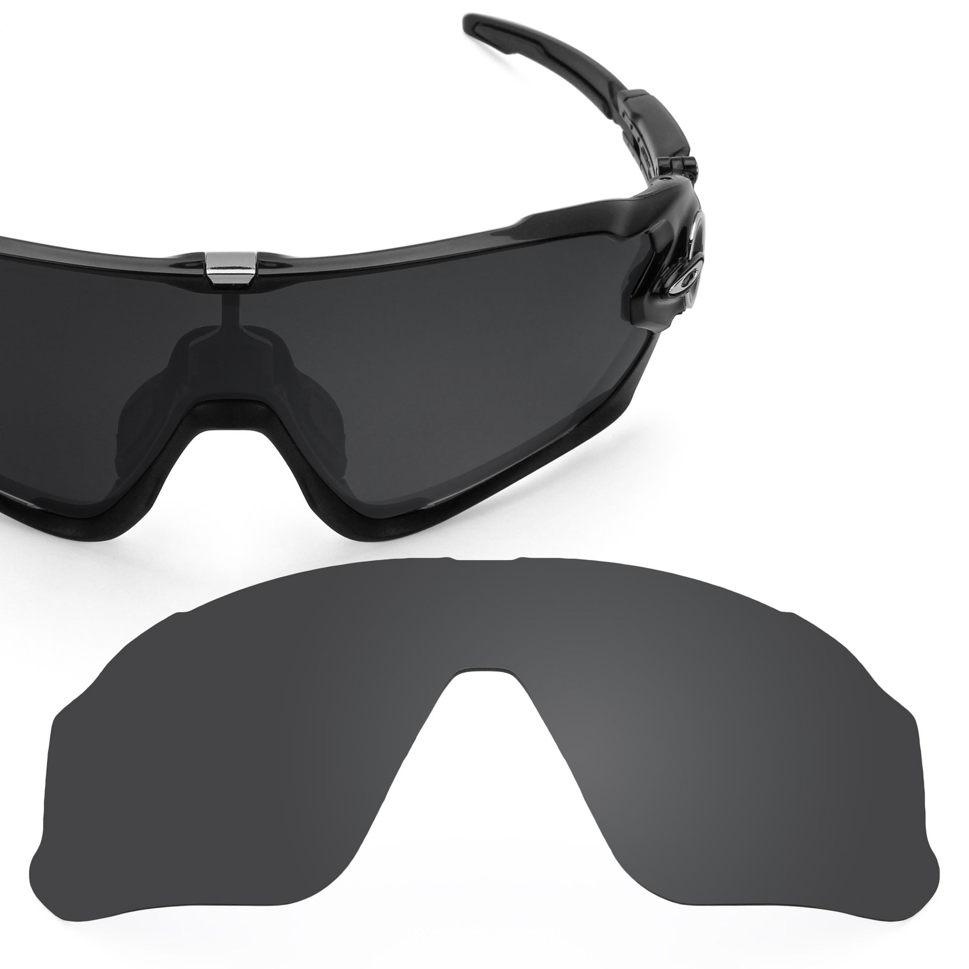 Revant replacement lenses for Oakley Jawbreaker Low Bridge Fit Stealth Black