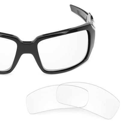 Revant replacement lenses for Oakley Oil Drum Crystal Clear