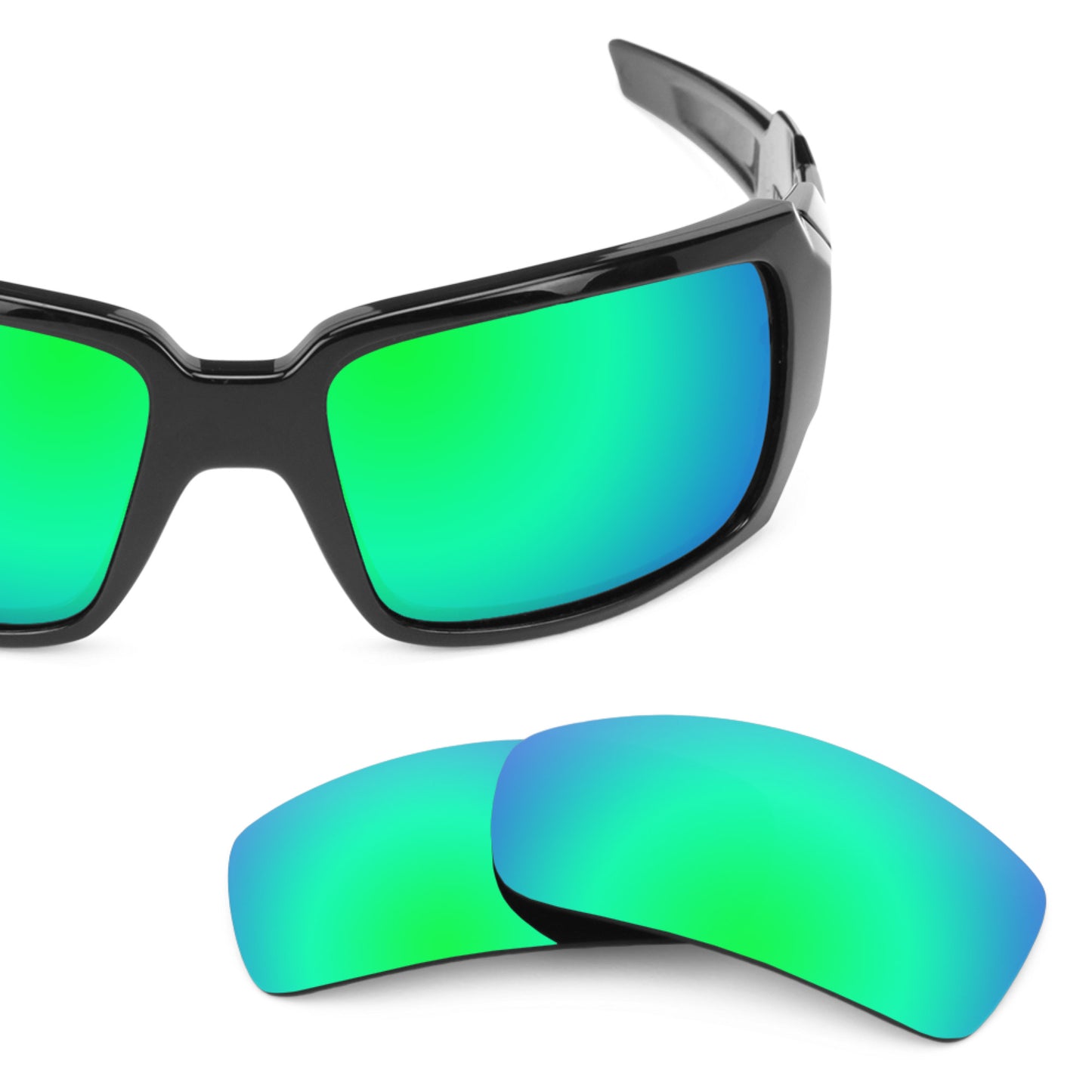 Revant replacement lenses for Oakley Oil Drum Emerald Green