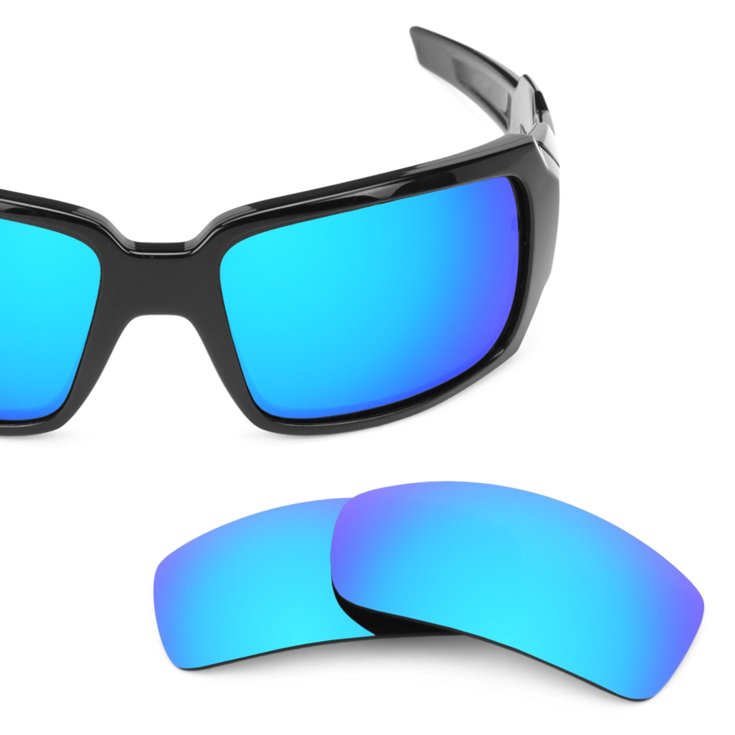 Revant replacement lenses for Oakley Oil Drum Ice Blue