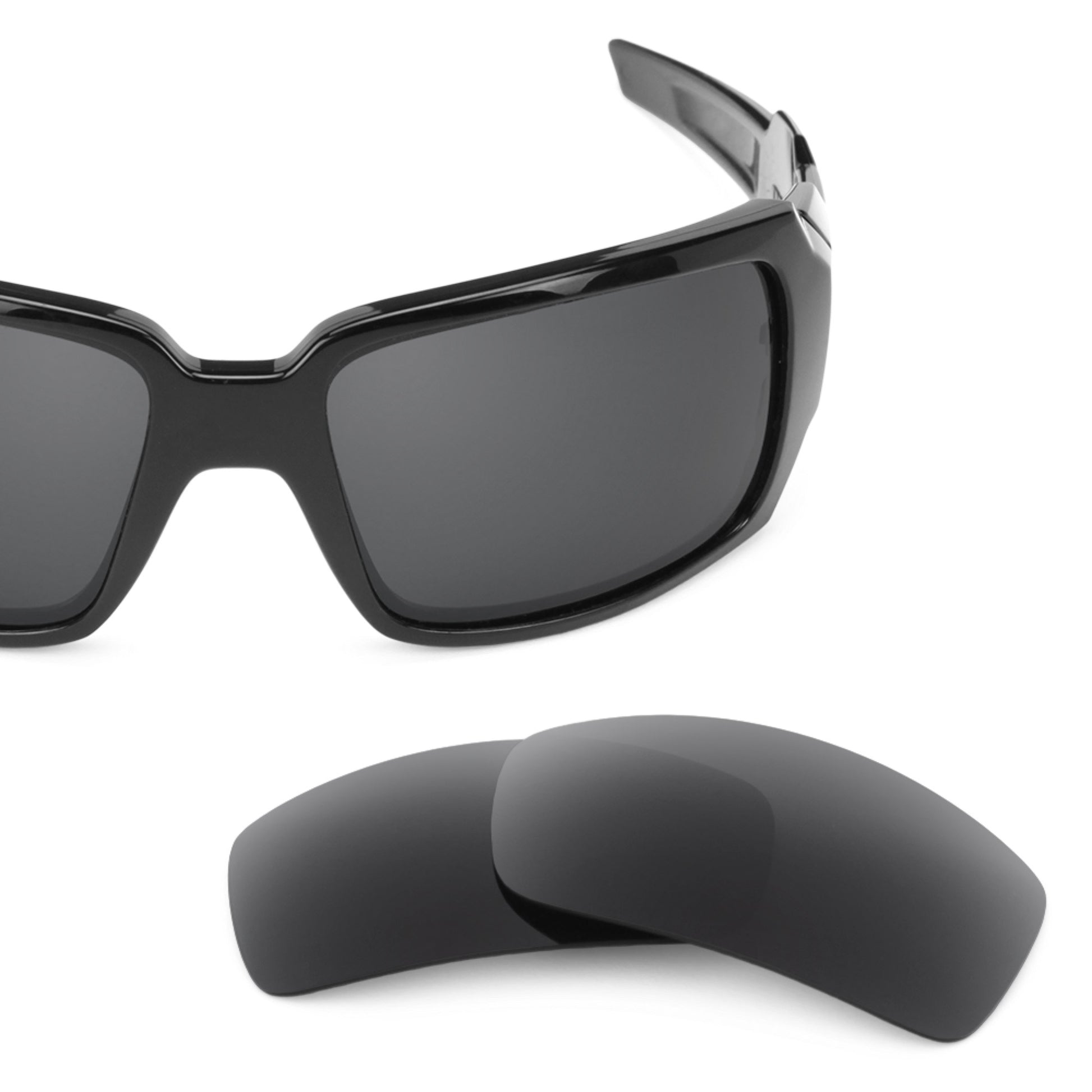 Revant replacement lenses for Oakley Oil Drum Stealth Black
